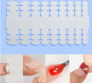 O2NAILS Naklejki chroniące paznokcie 10x1szt Nail Guard Sticker(NG)